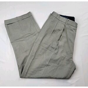 Polo Golf Ralph Lauren Black & White Puppytooth Cotton Wool Silk Pant Size 38X32